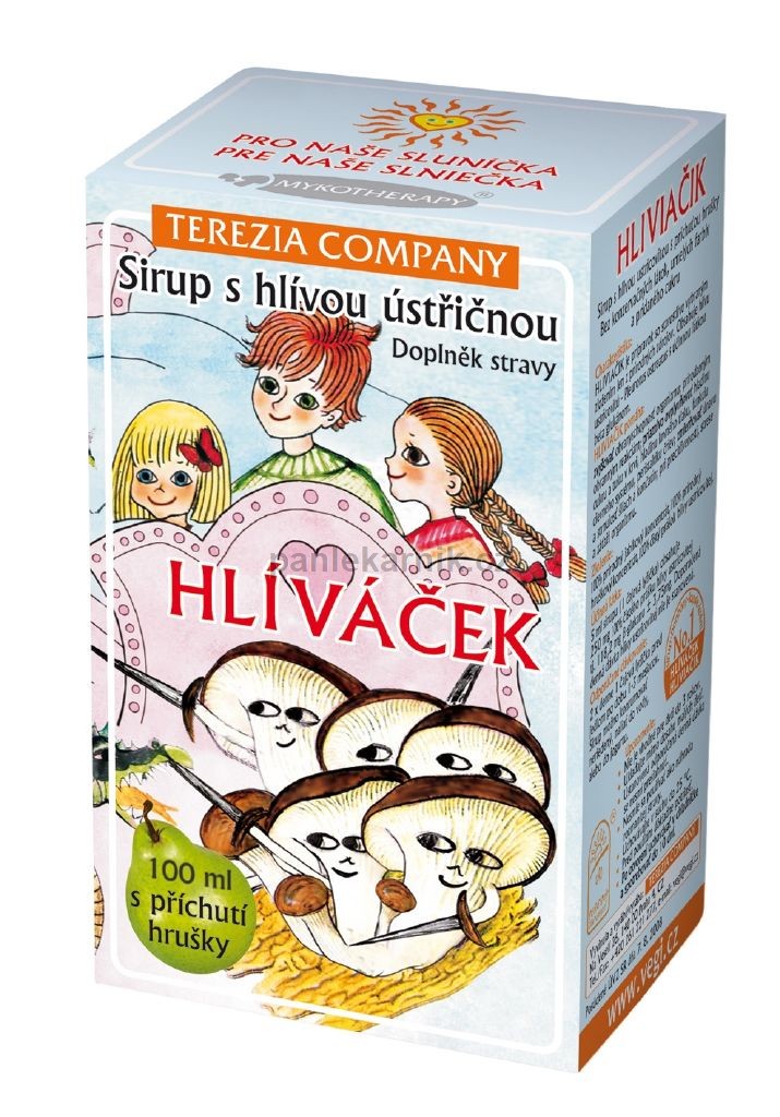 Hlvek sirup s hlvou stinou hruka