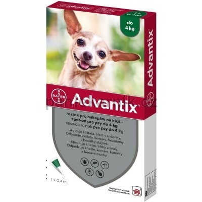 Advantix pro psy do 4kg spot.on.1x0.4ml