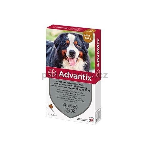 Advantix pro psy 40-60kg spot-on a.u.v.4x6ml