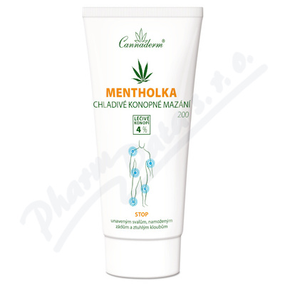 Cannaderm Mentholka konopn mazn 200ml