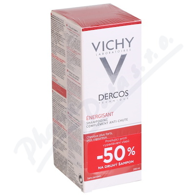 VICHY Dercos ampon posilujc DUO 2x200ml 2018