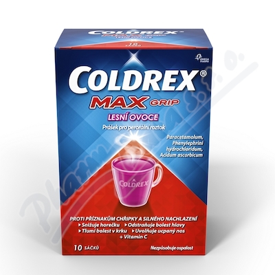 Coldrex MAXGrip Lesn ovoce 10 sk