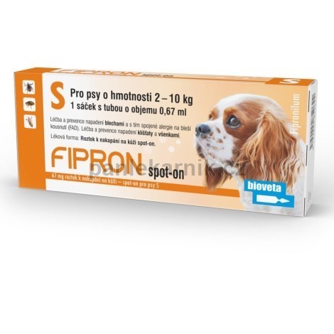 FIPRON 67mg k nakapn na ki-spot-on pro psy S