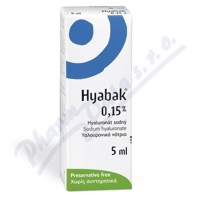 Hyabak 0.15% gtt.oph. 5ml