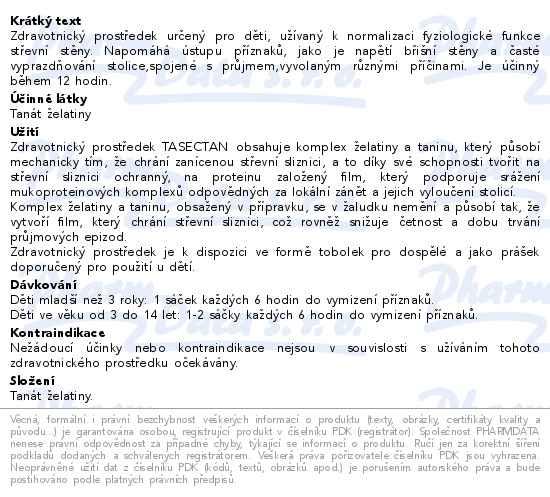 Dal informace o zbo Tasectan 250mg/10sk